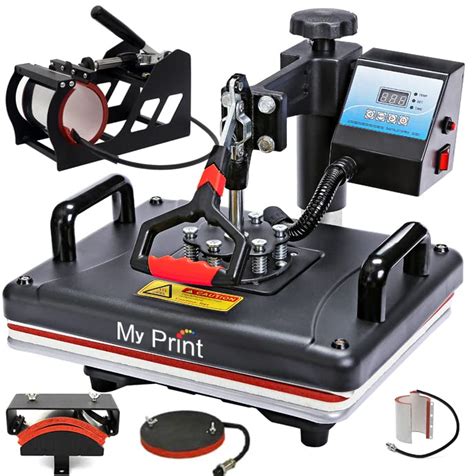 MY PRINT | Heat Press 5 in 1 Digital Multi Functional Sublimation ...