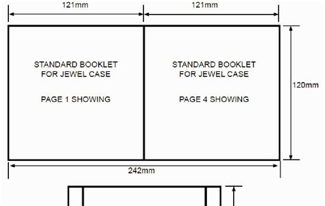 Bearmans A2 Media Work: CD Case Dimensions