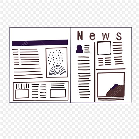 Newspaper Clippings PNG Transparent, Business Newspaper Clip Art ...