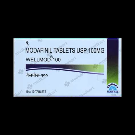 WELLMOD 100MG TABLET 10'S Price, Uses, Side Effects & Substitutes | Medkart