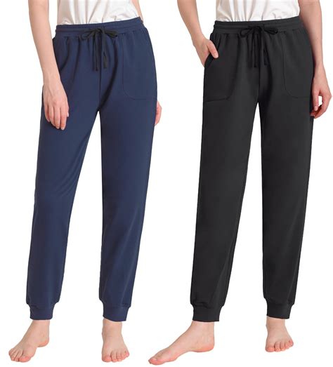Women's Lounge Pants with Pockets Comfy Cotton PJ Bottoms – Latuza