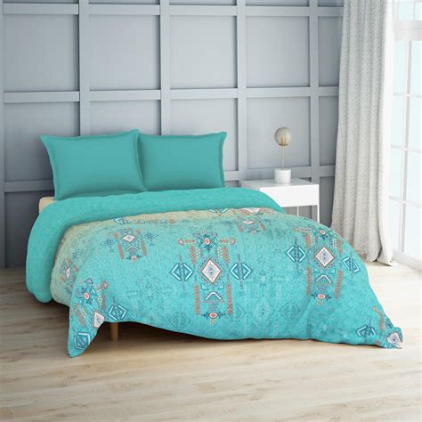 Buy SPACES Organic Cotton Printed Double Quilt from Spaces at just INR ...