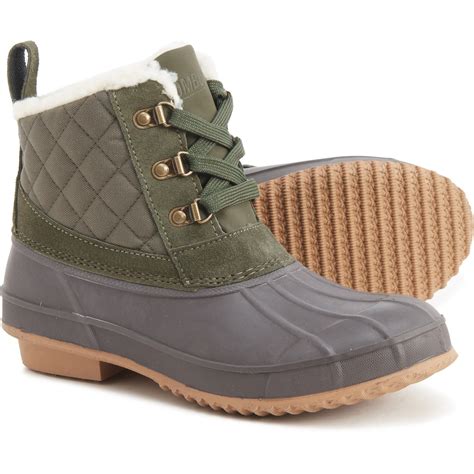 Khombu Dixie Sherpa-Lined Duck Boots (For Women) - Save 33%