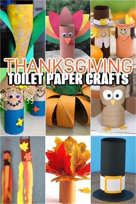 Thanksgiving toilet paper roll crafts for kids – Artofit