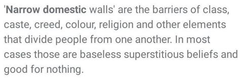 explain the meaning of the pharse'narrow domestic well - Brainly.in