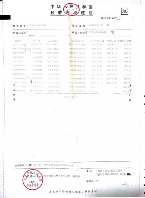 【北京网上税务局】足不出户 打印税收完税证明+个人所得税纳税清单 - 知乎