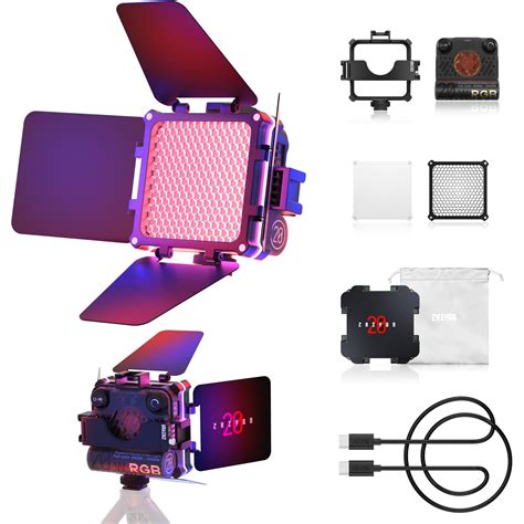 ZHIYUN FIVERAY M20C Combo [Official] RGB Video Light, 20W Portable ...