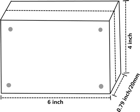 Buy Acrylic Photo Frame, Magnetic Acrylic Picture Frames 4x6 inches ...
