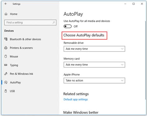 Image result for AutoPlay Settings