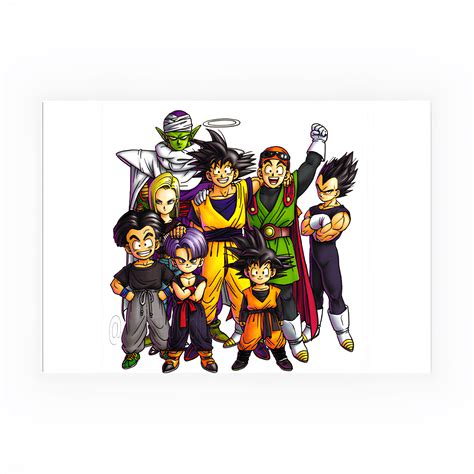Team DBZ Minimalistic Poster – Inkyprinty.in