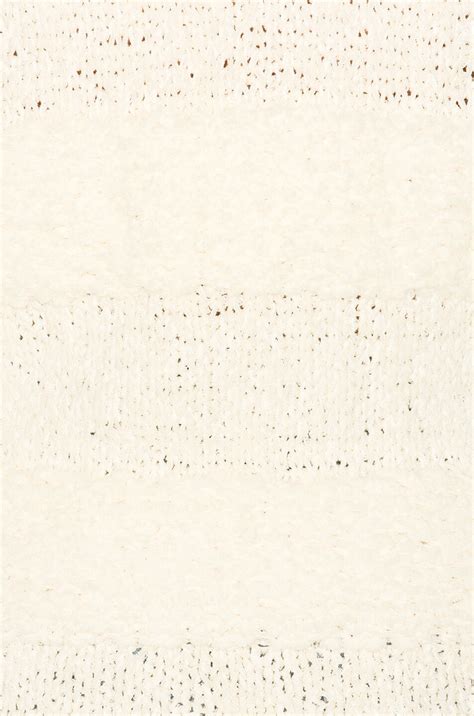 FRAME Denim Slouchy V-Neck Stripe Sweater in Off White | FWRD