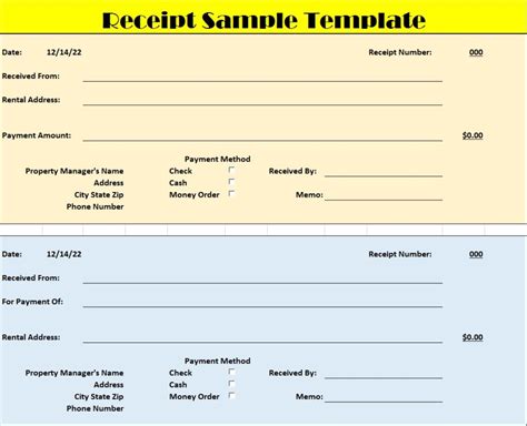 Image result for Receipt Template