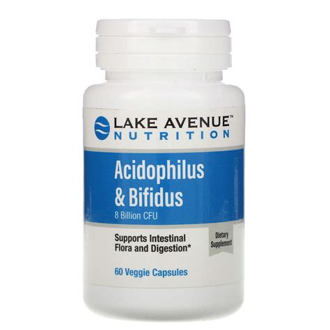 Buy Lake Avenuetion ophilus and Bifidus, Probiotic Blend, 8 Billion CFU ...
