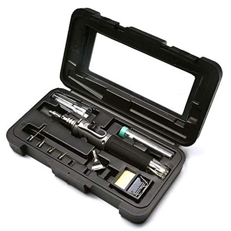 ShiningLove HS-1115K 10 in 1 Butane Gas Soldering Iron Stand Welding ...