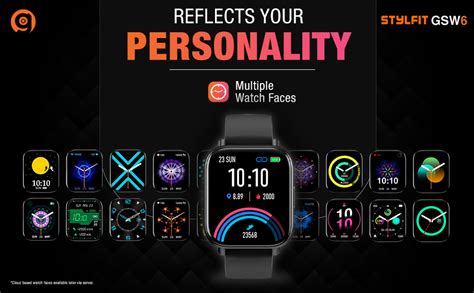 Gionee STYLFIT GSW6 Smartwatch with Bluetooth Calling, AI Voice ...