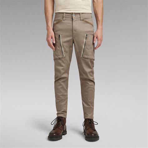 Zip Pocket 3D Skinny Cargo Pants | Beige | G-Star RAW®