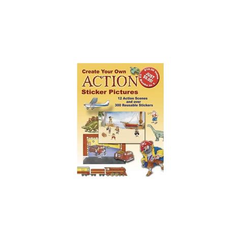 Buy Create Your Own Action Sticker Pictures: 12 Scenes and Over 300 ...