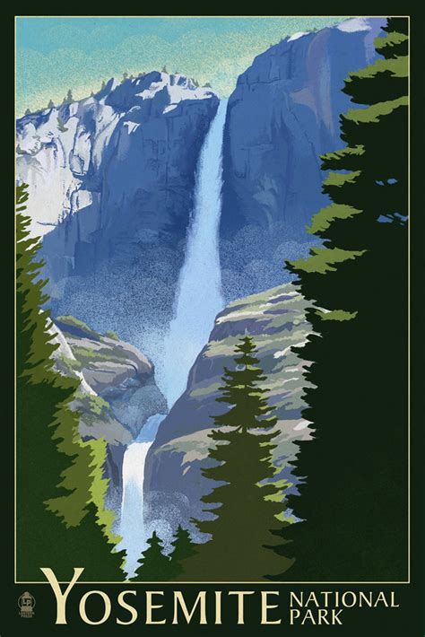 Yosemite National Park California Yosemite Falls | Etsy | National park ...