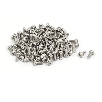 uxcell M2.5 x 6mm 304 Stainless Steel Torx Pan Head Screws Bolts ...
