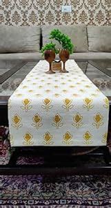 Buy STONEMUNK Heat Resistant Handwoven Modern Organic Cotton Table ...