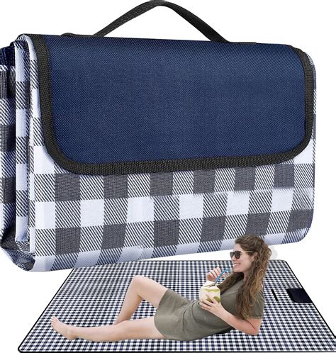 Picnic Blanket, Waterproof Foldable Outdoor Beach Blanket, Multipurpose ...