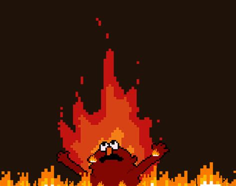 Elmo is on Fire GIFs | USAGIF.com
