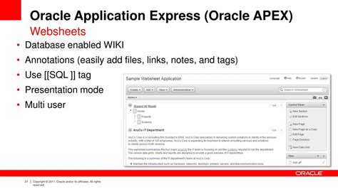 Oracle Application Express Oracle APEX Features 的图像结果