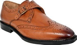 HX London single monk brogue Party Wear For Men - Buy HX London single ...