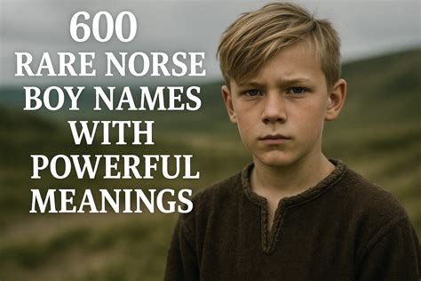 600 Rare Norse Boy Names with Powerful Meanings