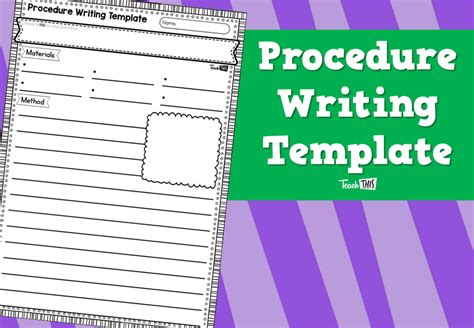 Image result for Procedure Writing Example for Grade 4