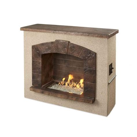 The Outdoor GreatRoom Company 63" Stone Arch Freestanding Propane Gas ...