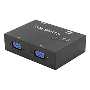 ME- VGA Splitter 1 in 2 Out 2 Port Switcher HD Display Accessories for ...