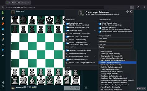 I've finally finished my extension for Chess.com. I share it for free ...