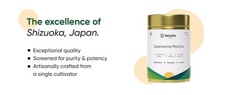 Tencha Blends Ceremonial Matcha with Free Spoon | 30 Servings ...