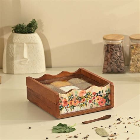 Solid Pastel Flora Nava Spice Box