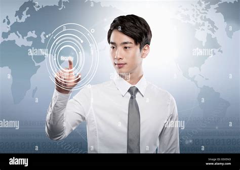 Business Man Pointing at Computer 的图像结果