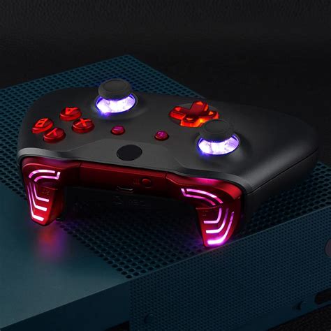 Buy eXtremeRate Multi-Colors Luminated Dpad Thumbsticks Start Back ABXY ...