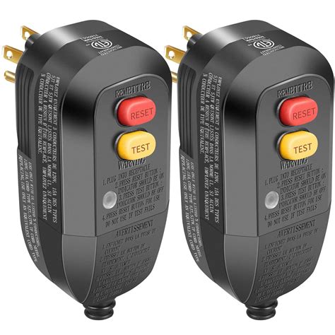 BATVOX 2Pcs GFCI Plug Replacement 3 Prong, Auto Reset 15 Amp UL/CUL ...
