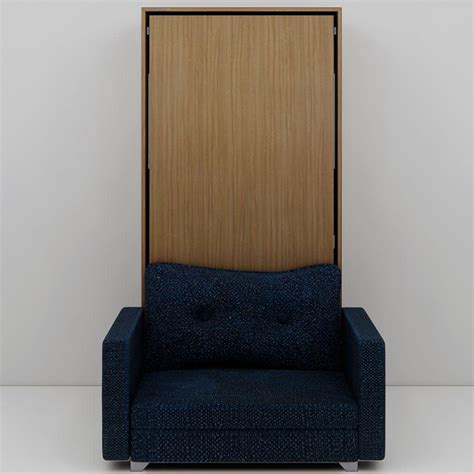 Single Wall Bed With Storage And Sofa – InvisibleBed.com