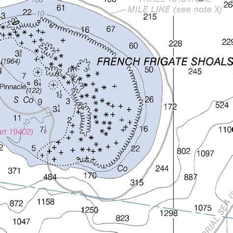 Niihau To French Frigate Shoals Map by National Oceanographic ...