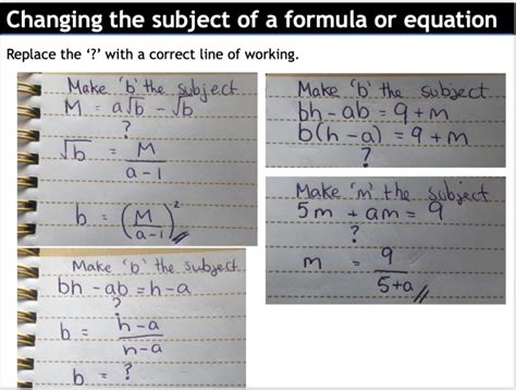 Image result for Rearranging Formulas Math
