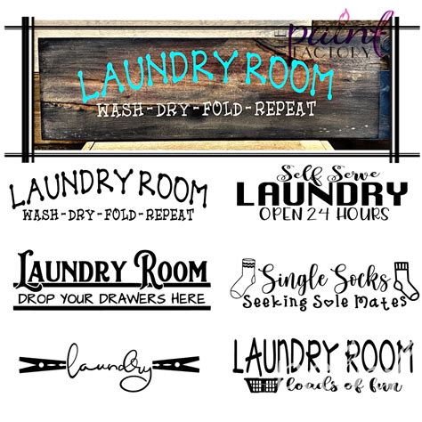 Laundry Room Signs - The Paint Factory MN