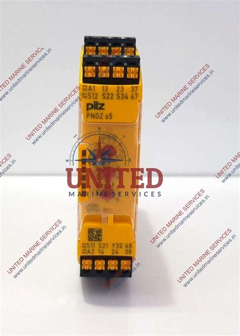 PILZ SAFETY RELAY PNOZ s5 C 2N/O 2N/OT 751105 | United Marine Services