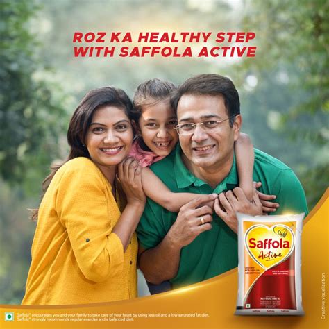 Buy Saffola Active Refined Cooking oil | Rich in Omega 3 & Oryzanol ...