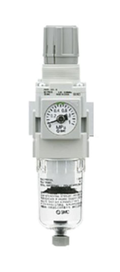 AW20-F01C-B SMC | SMC AW Polycarbonate Filter Regulator, 5μm, G 1/8 ...