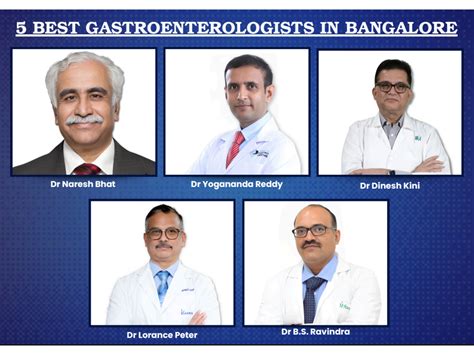 5 Leading Gastroenterologists in Bangalore: Your Guide to Expert ...