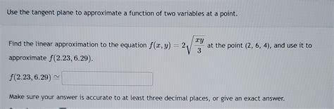 Image result for Linear Approximation Multivariable