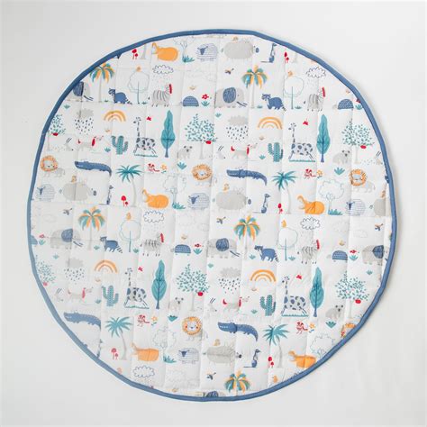Happy Animal Tribe Cotton Playmat – Zoey