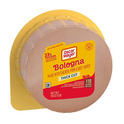 Buy Oscar Mayer Thick Cut Bologna Made with Chicken & Pork, Beef added ...