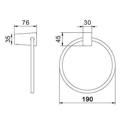 Towel Ring - Geran | Grotto World